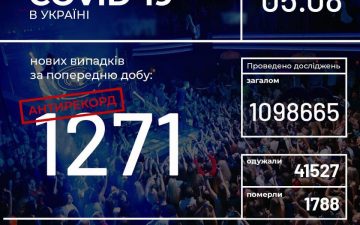 МОЗ. Оперативна інформація на 5.08.2020