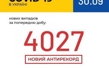 МОЗ. Оперативна інформація на 30.09.2020