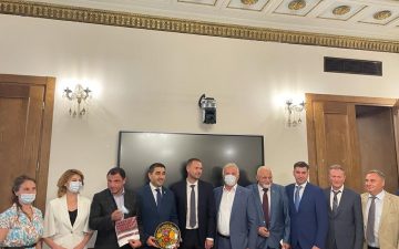Валерій Запорожан в Парламенті Грузії: Нам цікава співпраця і обмін досвідом на міждержавному і університетському рівнях