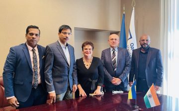 Делегація з Індії в ОНМедУ