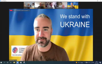 1-й контрольний Twinning дзвінок між ONMedU та QMUL (Великобританія)