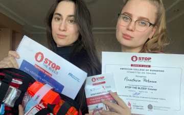 Відгук про Міжнародний тренінг із зупинки кровотеч від студенток ОНМедУ