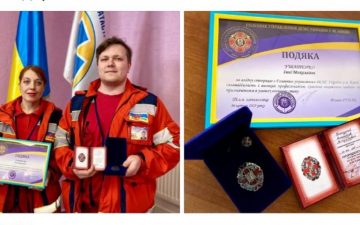 ONMedU graduate Vladyslav Belotskyi was awarded with Honorary Breastplate of the Main Directorate of the State Emergency Service of Ukraine