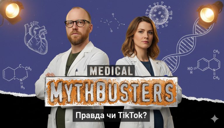 Medical MythBusters: Правда чи TikTok? Клуб «Юний медик» запрошує на інтерактивну зустріч!