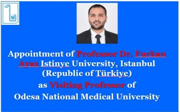 Професору, доктору Фуркану Аязу  (Республіка Туреччина) присвоєно звання «Візитуючий професор Одеського національного медичного університету»
