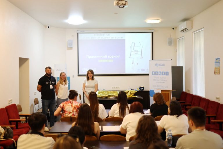 В ОНМедУ відбувся спеціалізований курс ВООЗ з екстреної медичної допомоги для прифронтових регіонів