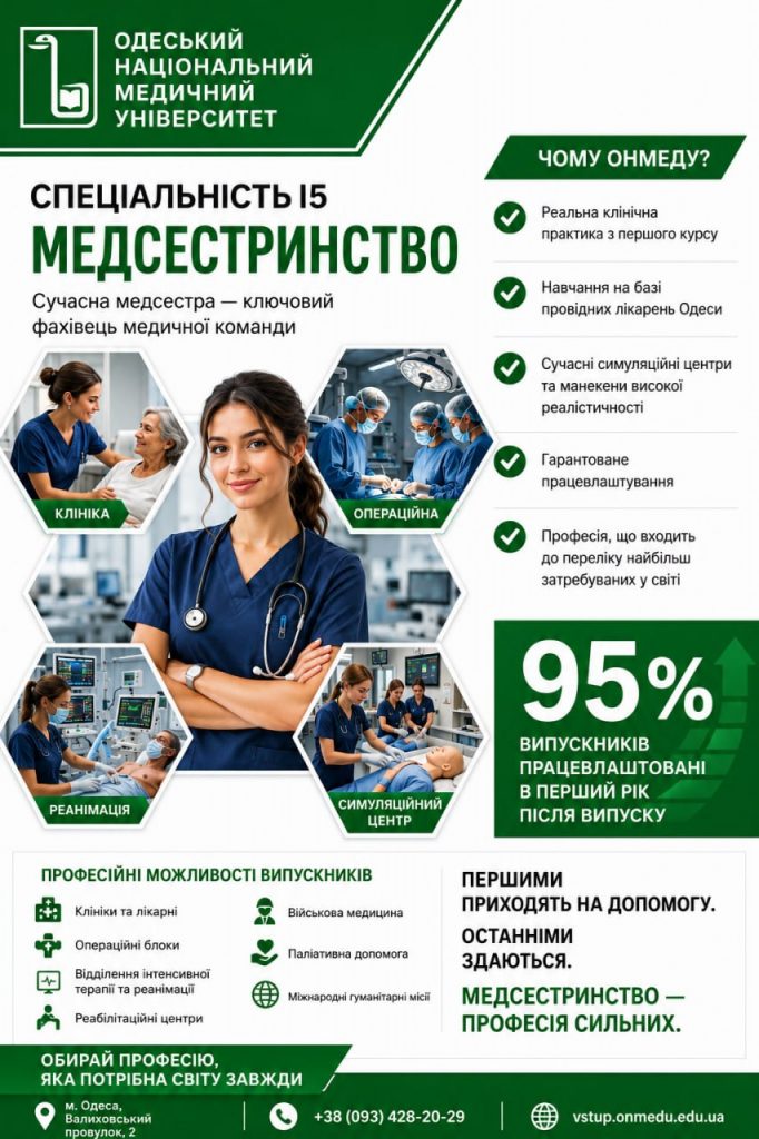 🩺 Медсестринство — професія сильних