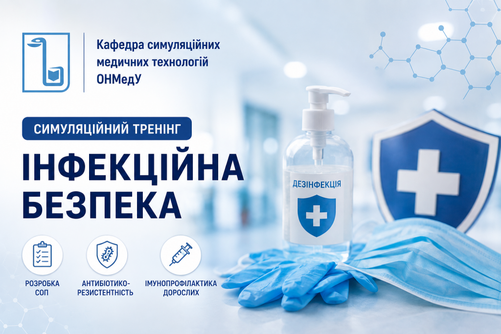 Симуляційний тренінг «Інфекційна безпека. Розробка СОП. Антибіотикорезистентність. Імунопрофілактика дорослих»