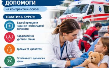 Кафедра педіатрії ОНМедУ запрошує лікарів на цикл тематичного удосконалення «Надання невідкладної (екстреної) медичної допомоги»